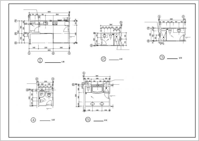 某3层经典豪华别墅建筑施工图（建筑面积346平方米）_图1