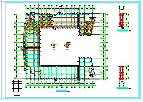 某框架教学楼结构CAD设计施工全套图纸-图二