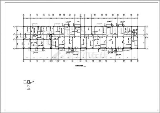 某四层高档住宅楼建筑结构全套设计施工CAD图纸-图一