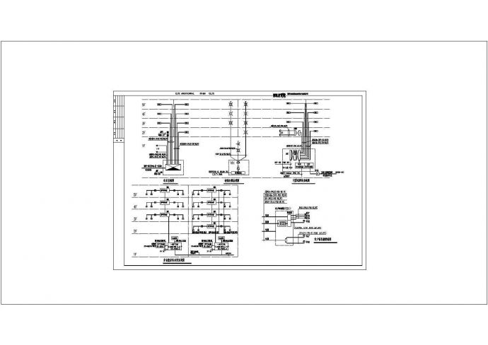 多层商住楼电气设计cad非常标准图纸_图1