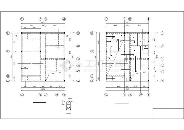 某三层砖混农村住宅楼建筑结构设计施工CAD图纸-图一