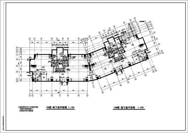 永州多层住宅标准层底商私人住宅楼设计CAD详细建筑施工图-图一