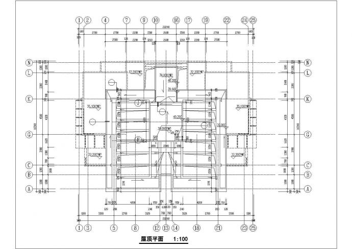 赣州市某小区9600平米11层框架结构住宅楼全套建筑设计CAD图纸_图1