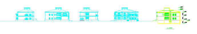 某别墅建筑设计cad方案图含效果图_图1