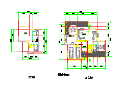 某别墅建筑设计cad设计图含效果图_图1