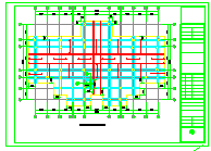 实用型6层检察院框架结构设计cad施工图-图一