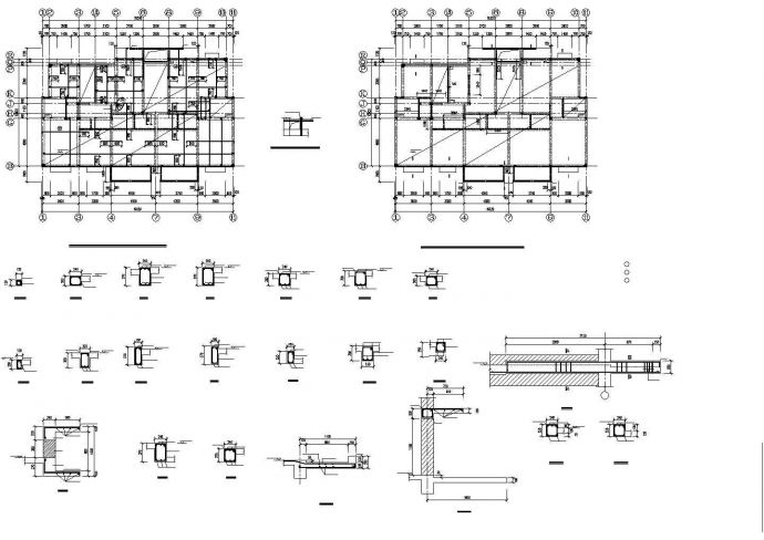 某地区小区5层砖混住宅楼建筑结构设计施工CAD图纸_图1