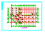 四层砼框架办公楼结构设计CAD图纸-图二