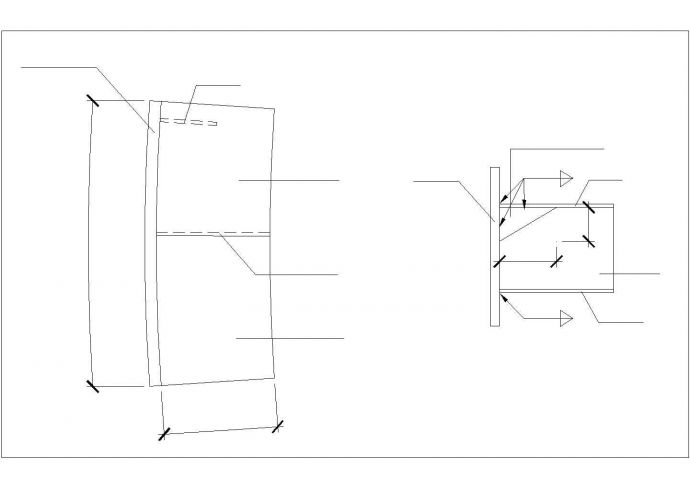 苏州市某三星级酒店内部钢结构旋转楼梯节点设计CAD图纸_图1