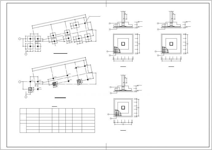 厂房设计_某工业区厂房设备基础建筑结构设计施工CAD图纸_图1