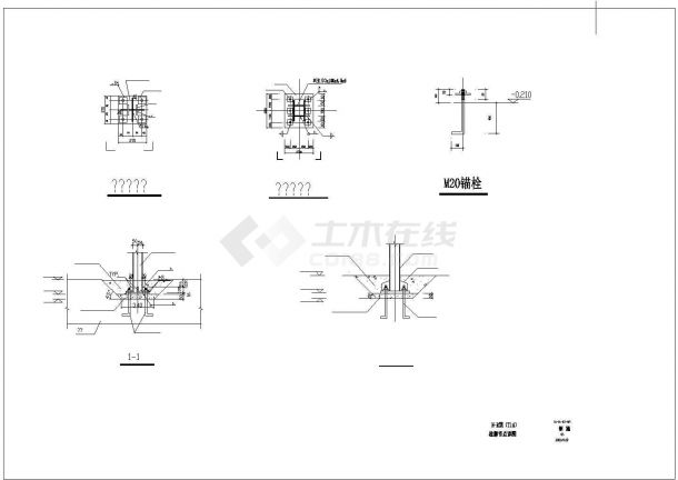 某地区钢构商业别墅建筑设计施工CAD图纸-图二