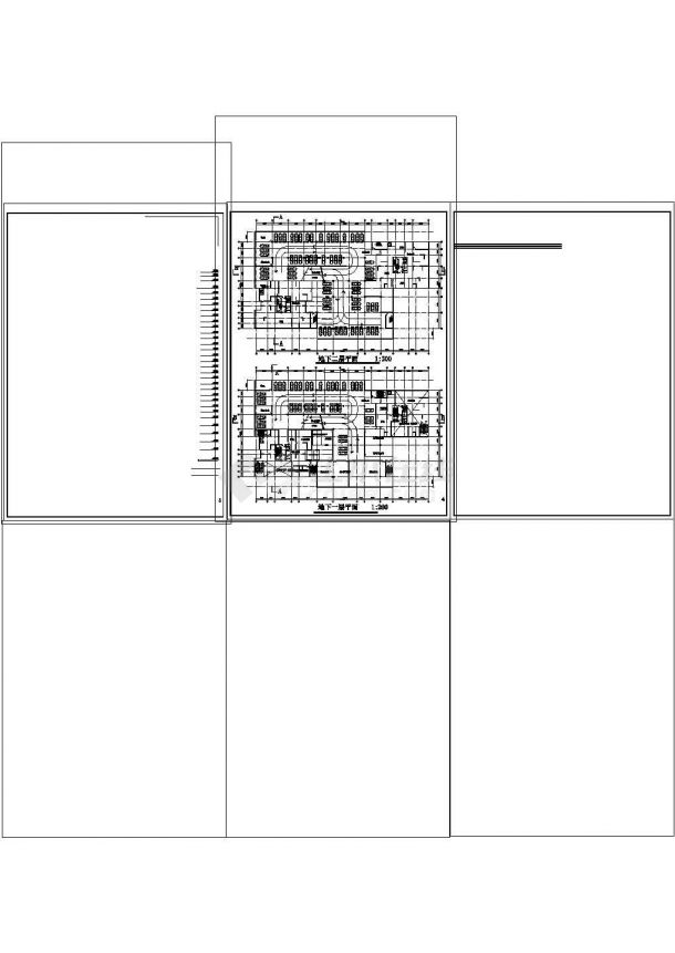 地下2地上28层51615平米商业办公住宅大厦建筑方案cad图纸设计-图二