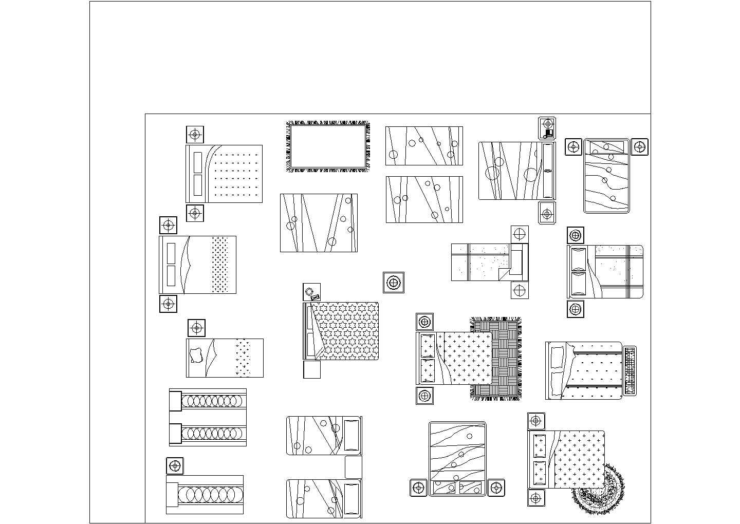 室内家具家装CAD设计施工图块