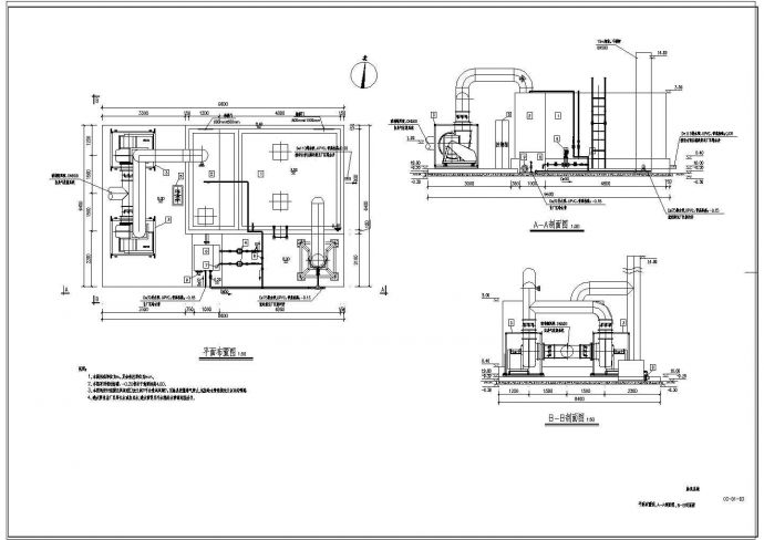 金燕峰污水处理厂除臭工程设计CAD图_图1