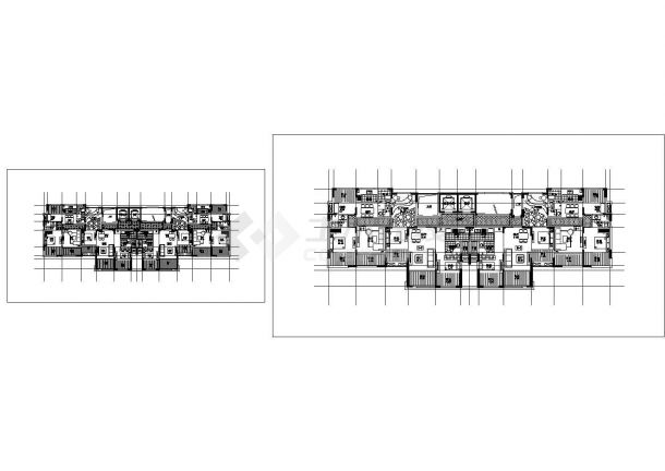 杭州市金地苑小区18层框架结构住宅楼建筑设计CAD图纸（含机房和负一层）-图二