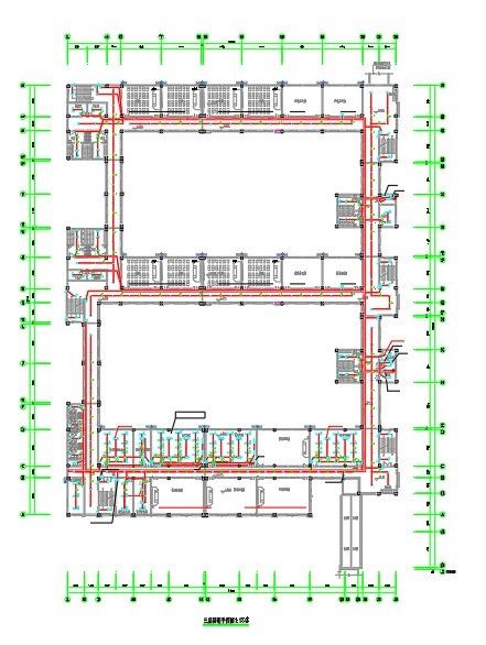 知名中学教学楼电气全套施工CAD图（甲级院最新设计）-图二