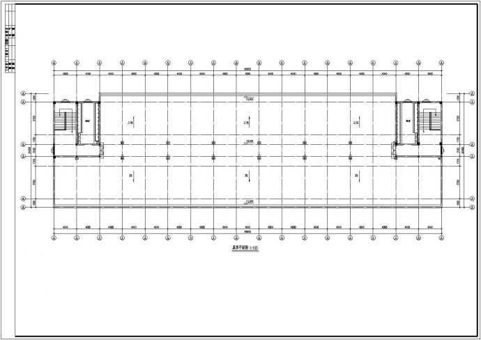沧州宿舍建筑设计底商私人住宅楼设计CAD详细建筑施工图_图1