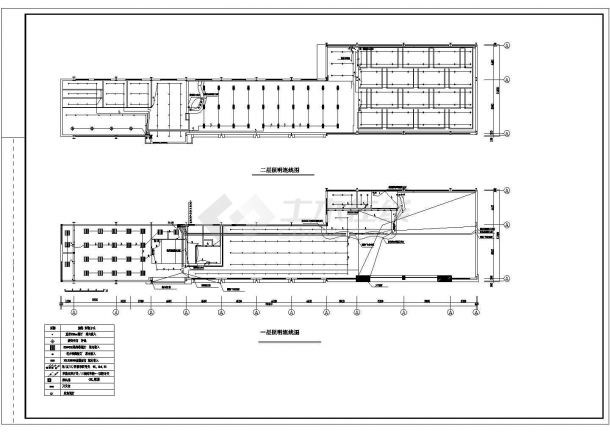 太原市某商业大厦2层售楼处室内电气施工设计CAD图纸-图一