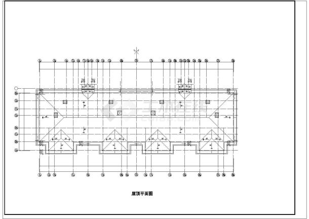 2层酒店式公寓楼建筑设计CAD施工图（含屋顶层设计）-图二