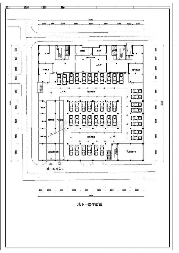 汉中大型商场方案施工期临建（生活办公）用房设计CAD全套建筑施工图-图二