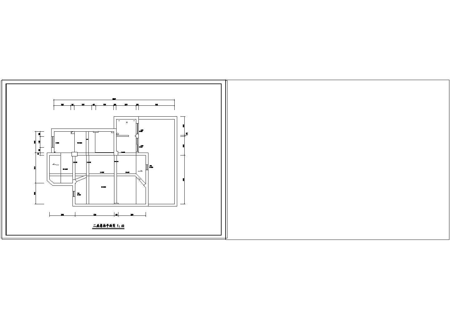 两层别墅室内装修cad全套平面设计施工图