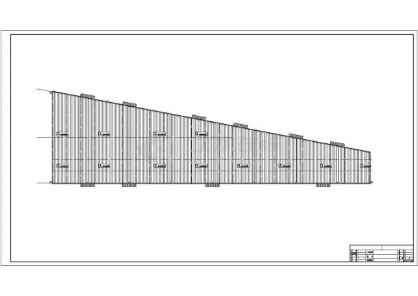[湖北]某单层门式刚架结构结构施工图渔业基地仓库结构施工图（CAD）-图二