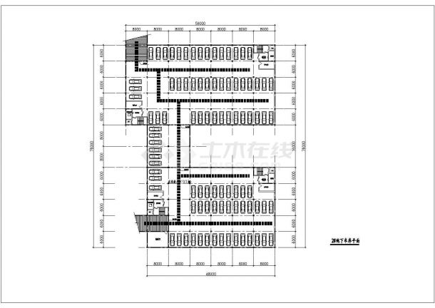 张家界住宅小区规划总施工期临建（生活办公）用房设计CAD全套建筑施工图-图二