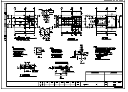 公厕设计_40平米某村砖混结构公厕建筑结构施工cad图纸-图一