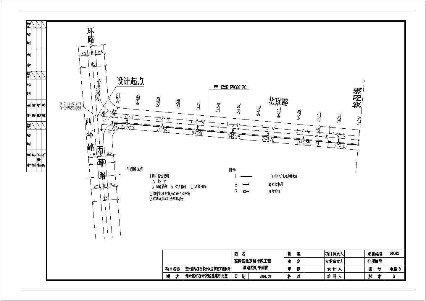 高新区北京路市政工程施工图