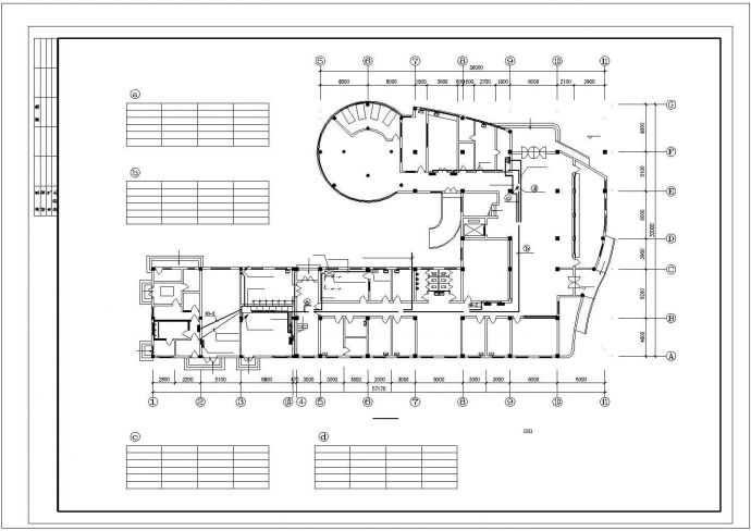 北京市朝阳区某大型医院2层医技楼全套电气系统设计CAD图纸_图1