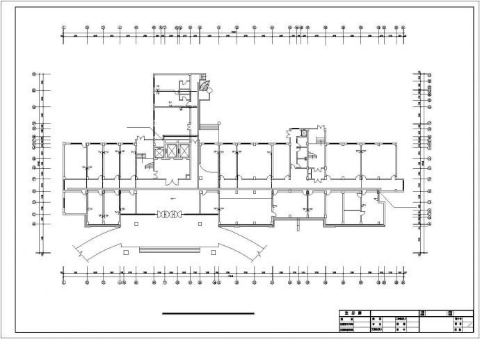 杭州市某骨科医院13层住院部全套电气系统设计CAD图纸_图1