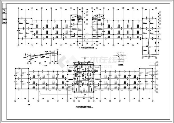 3294.6平米五层框架综合教学楼工程量计算及施工组织-图二