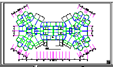 某高层公寓结构设计CAD施工全图_图1