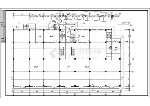 板式小高层全套建筑设计施工图-图二