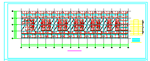 七层框架仓储综合楼结构cad设计施工图_图1