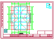 四层框架结构教学楼门厅结构施工图-图二
