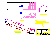 梯型平面蓄水池结构设计CAD施工图-图一