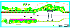 攀枝花迎宾大道绿化施工设计cad图纸_图1