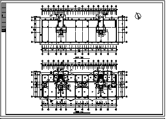 8000平米十六层带夹层住宅楼建筑施工cad图(带防空地下室设计，共十二张)-图二