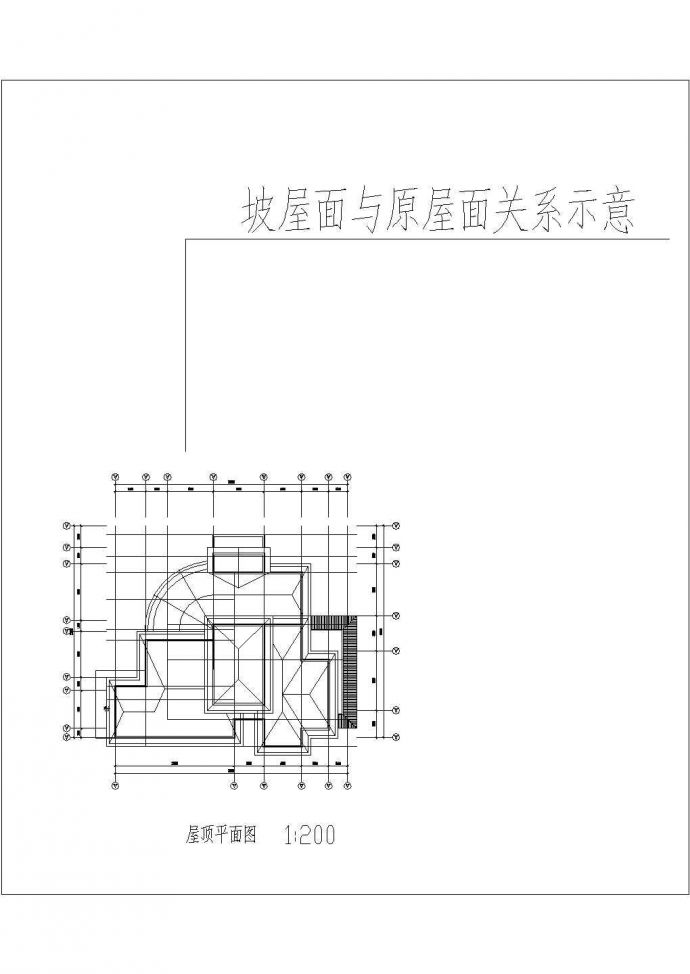 某三层带地下室框架结构简欧小别墅设计cad全套建筑施工图（含效果图）_图1