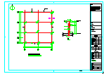 改建车库结构设计CAD施工图-图一
