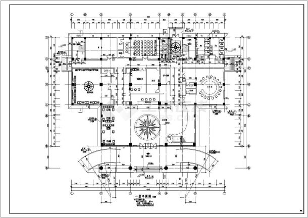 八层现代风高档宾馆建筑施工图-图一