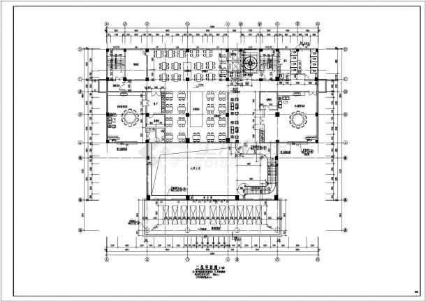 八层现代风高档宾馆建筑施工图-图二