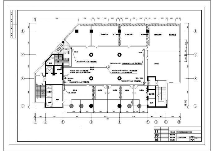某办公楼监控CAD设计节点完整方案_图1