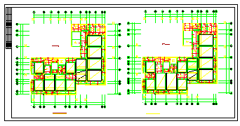 混凝土框架办公楼结构设计CAD图-图二