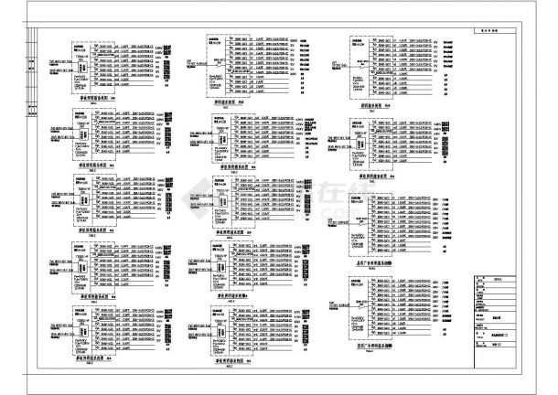 某配电箱CAD设计完整节点施工系统图-图二