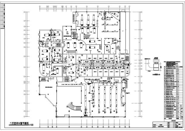 某宾馆空调设计cad施工图-图二