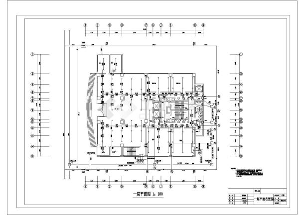 某框架剪力墙结构高层酒店给排水设计cad全套施工图（含设计说明）-图一