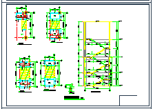 井字梁框架结构综合楼设计施工图-图二