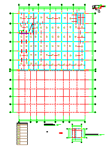 井字梁框架结构综合楼设计施工图